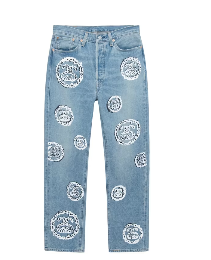 Denim Tears x Stussy 501 Jean Indigo