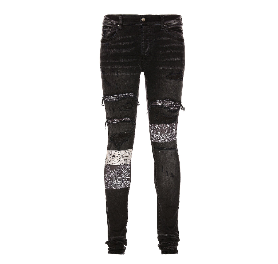 Vintage Bandana Artpatch Jean Aged Black