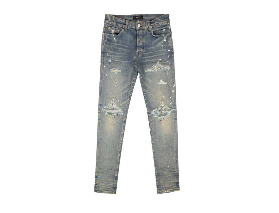 Paint Splatter MX1 Jean Clay Indigo