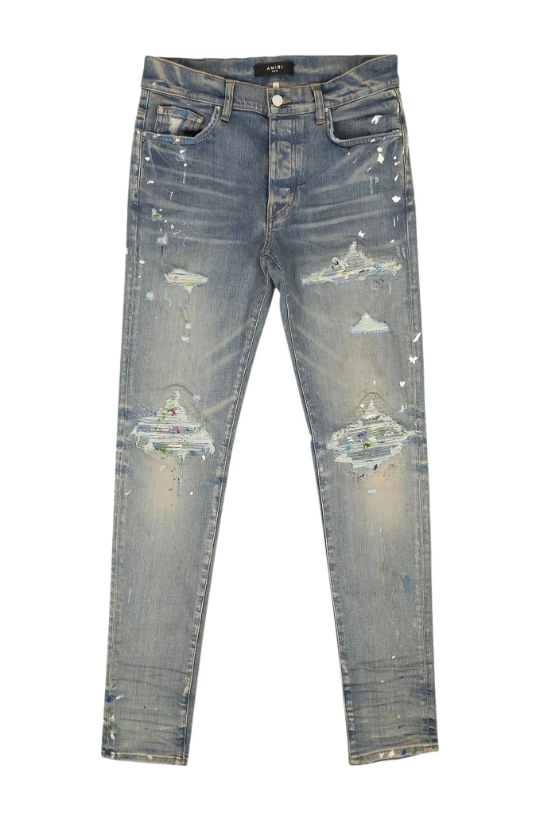 Paint Splatter MX1 Jean Clay Indigo