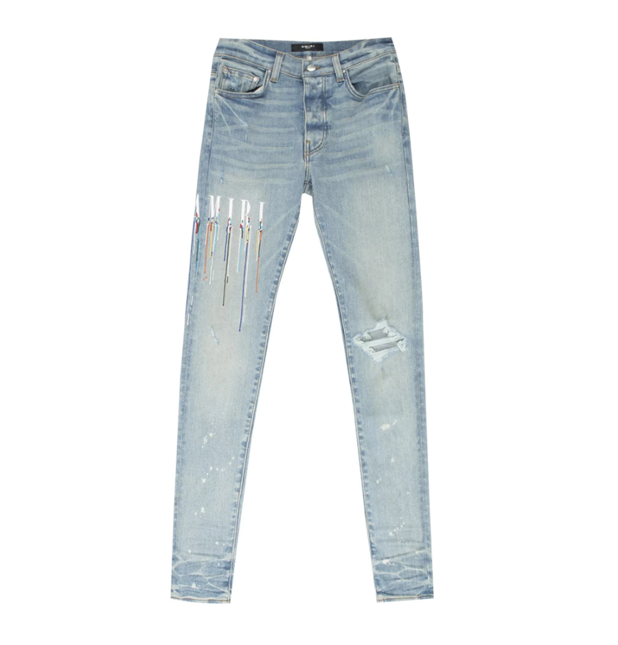 Paint Drip Logo Jean Clay Indigo