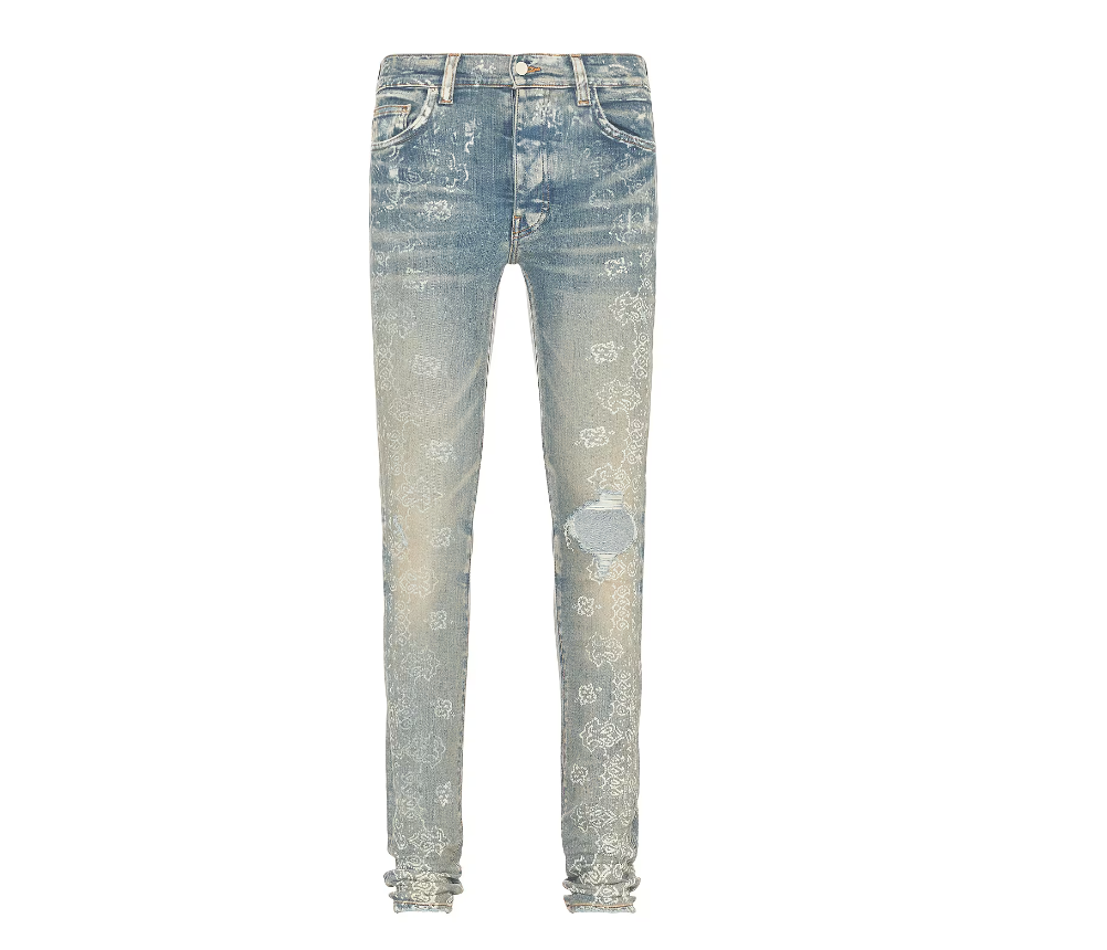 Bleach Bandana Jean Clay Indigo