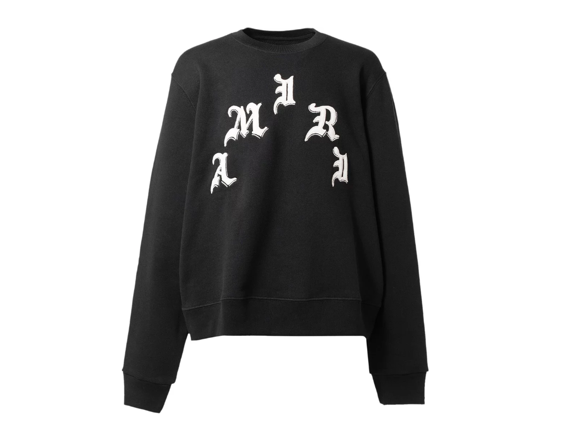 Amiri x Wes Lang Logo Crewneck Black