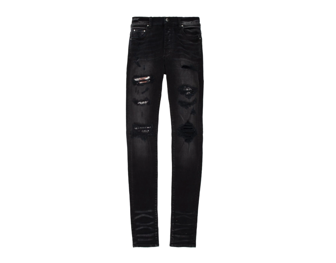 Hibiscus Artpatch Jean Aged Black