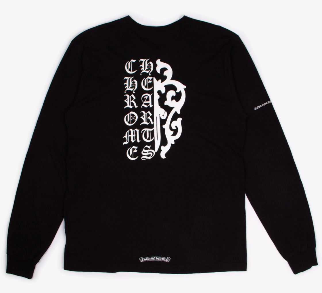 Half Dagger L/S T-Shirt Black