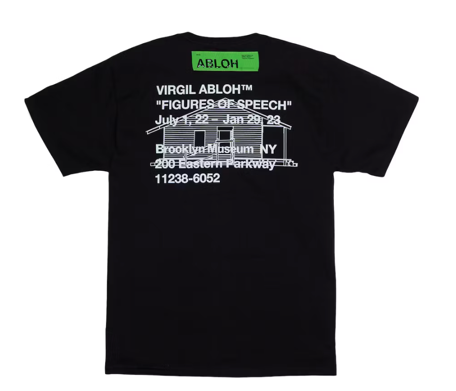 Virgil Abloh Brooklyn Museum Gymnastics Art Institute T-shirt Black