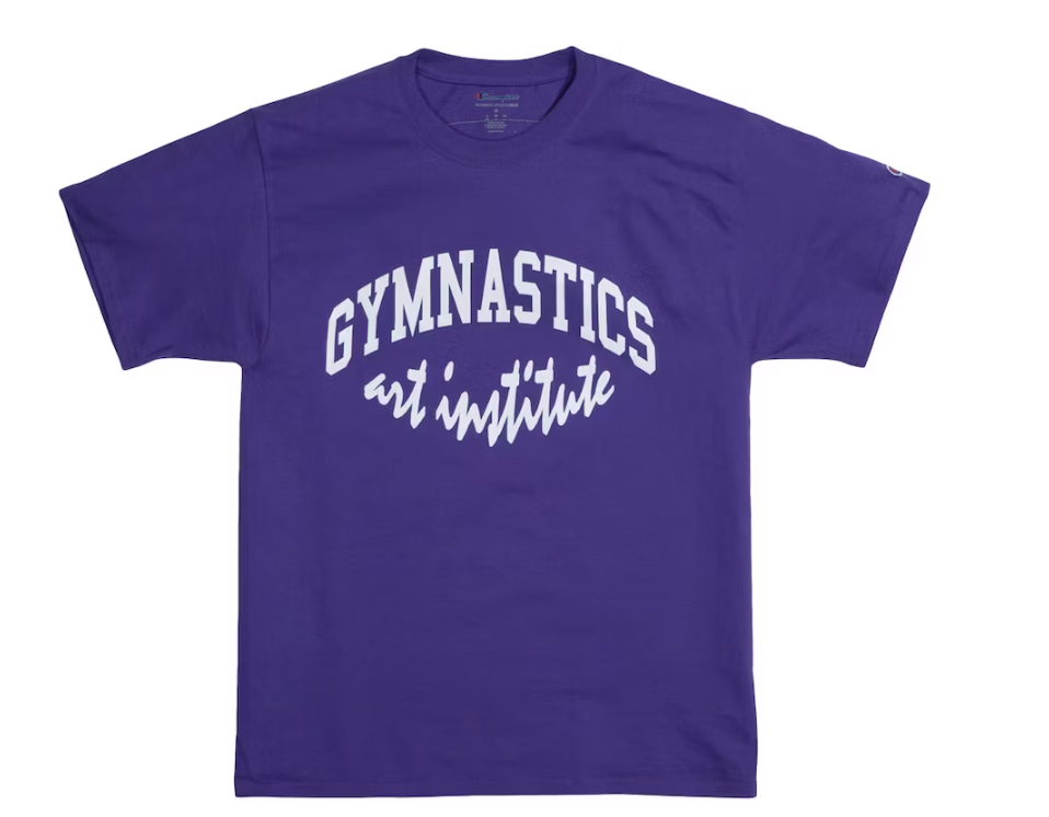 Virgil Abloh Brooklyn Museum Gymnastics Art Institute T-shirt Purple