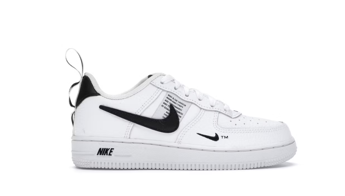 Air Force 1 Low Utility White Black (PS)