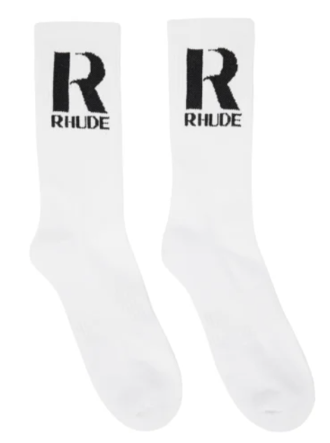 R Eagle Socks White