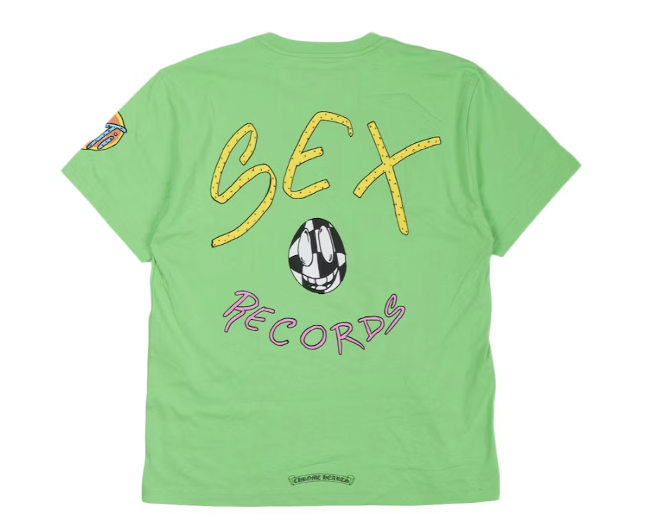 Chrome Hearts Matty Boy Sex Records T-shirt Citrus