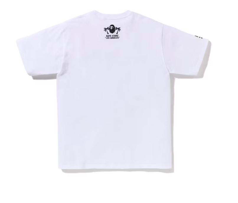 LA Store 5th Anniversary Lape Graffiti Logo Tee White