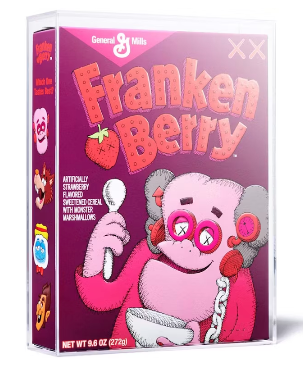 KAWS Monsters Franken Berry Cereal Limited Edition (Not Fit For Human Consumption)