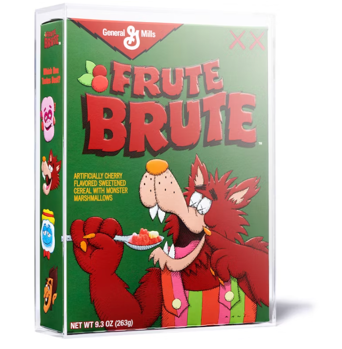 KAWS Monsters Frute Brute Cereal Limited Edition (Not Fit For Human Consumption)