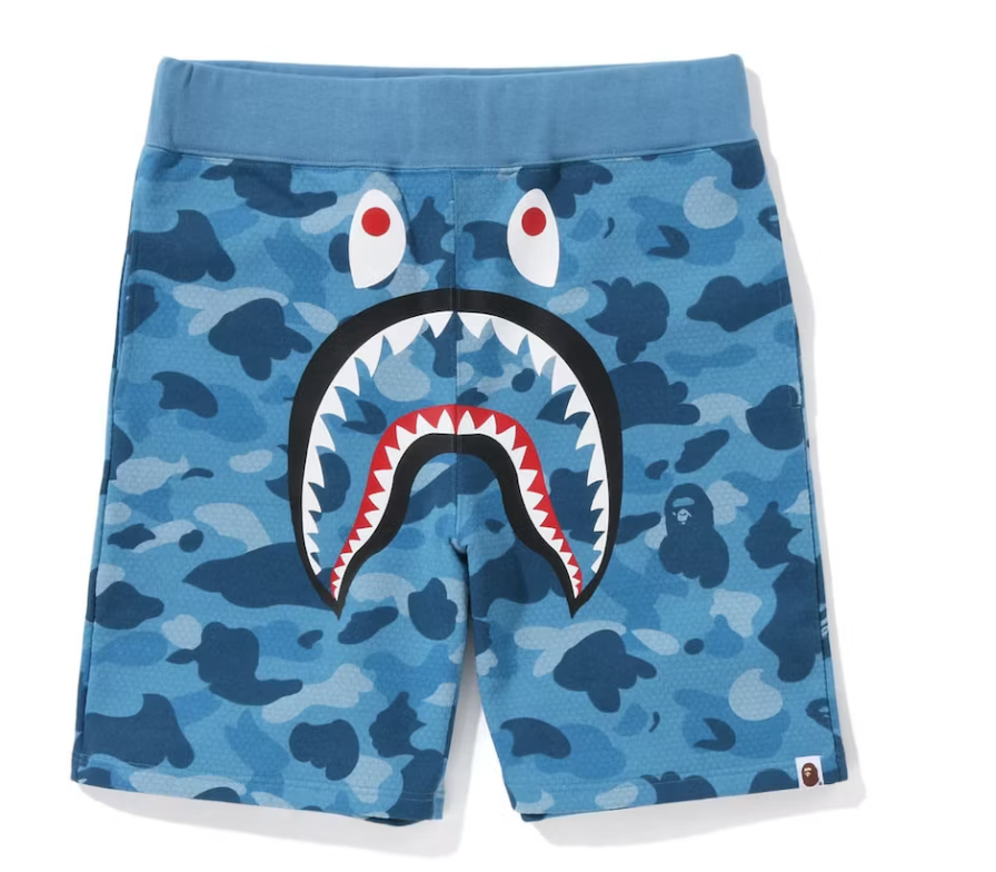 Honeycomb Camo Shark Sweat Shorts