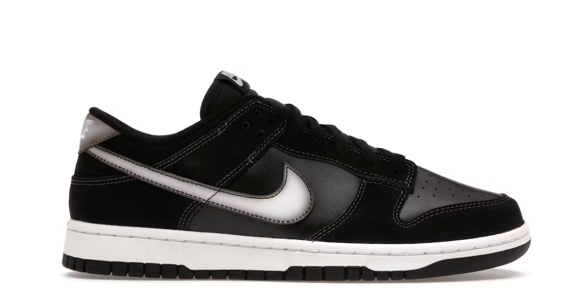 Dunk Low Airbrush Swoosh Black