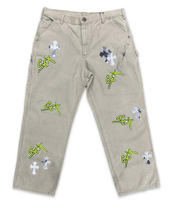 Matty Boy Sex Records Vintage Carpenter Pants Grey