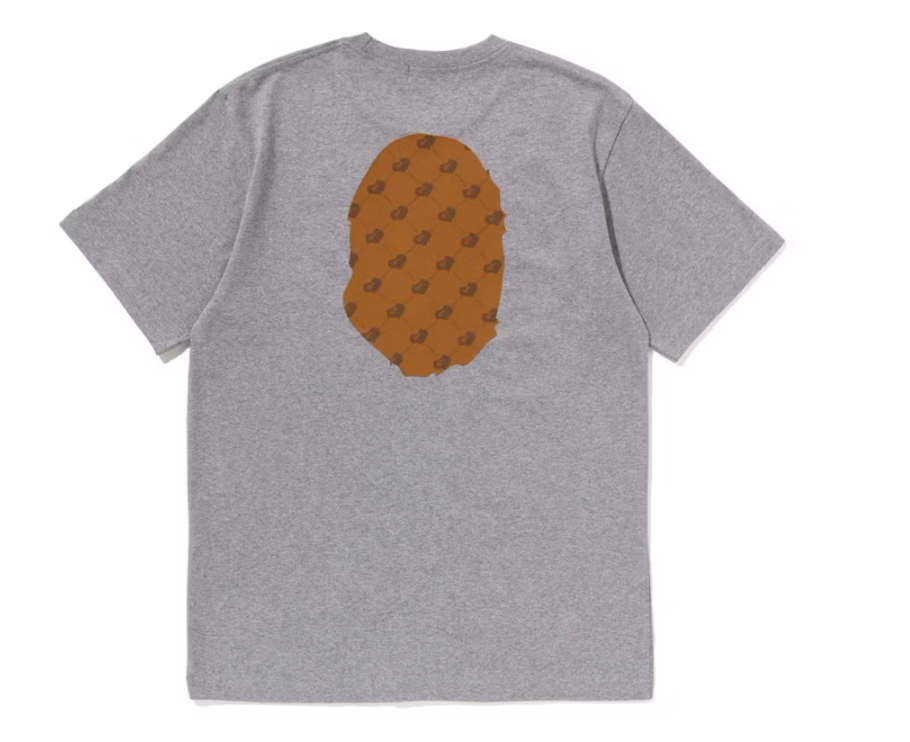 Cloud Head Monogram Big Ape Head Tee Gray