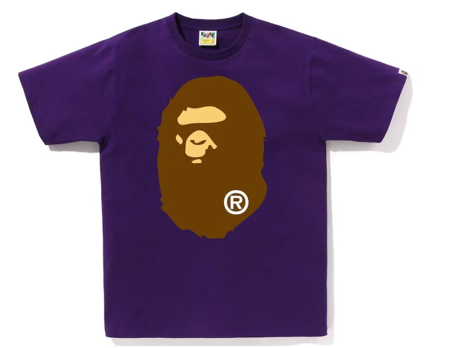 Big Ape Head Tee (SS23) Purple