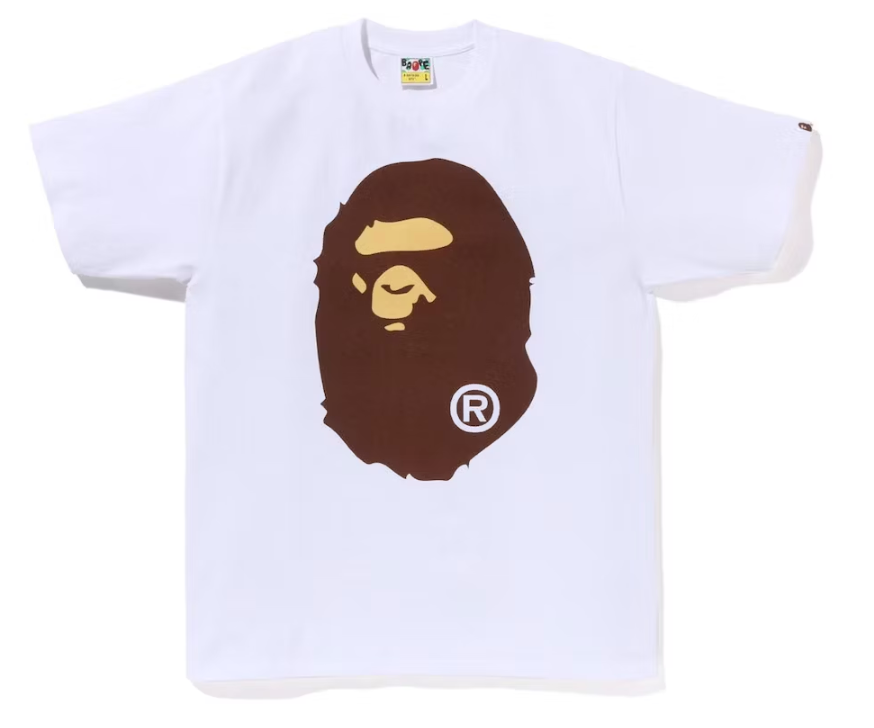 Pigment Big Ape Head Tee (SS23) White