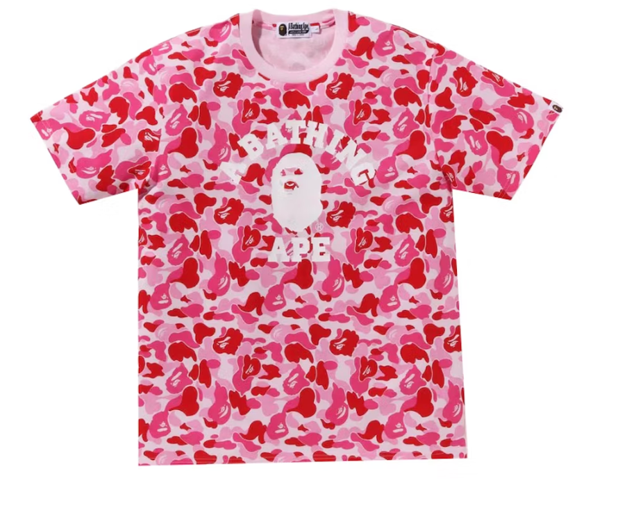 ABC Camo College Tee Pink