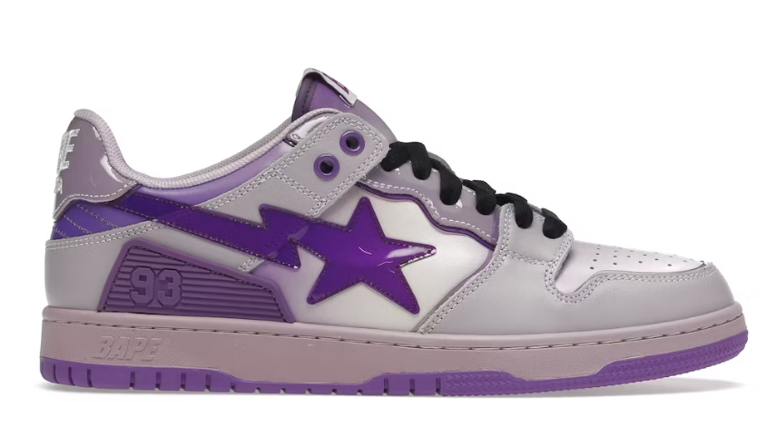 A Bathing Ape Bape SK8 Sta Purple