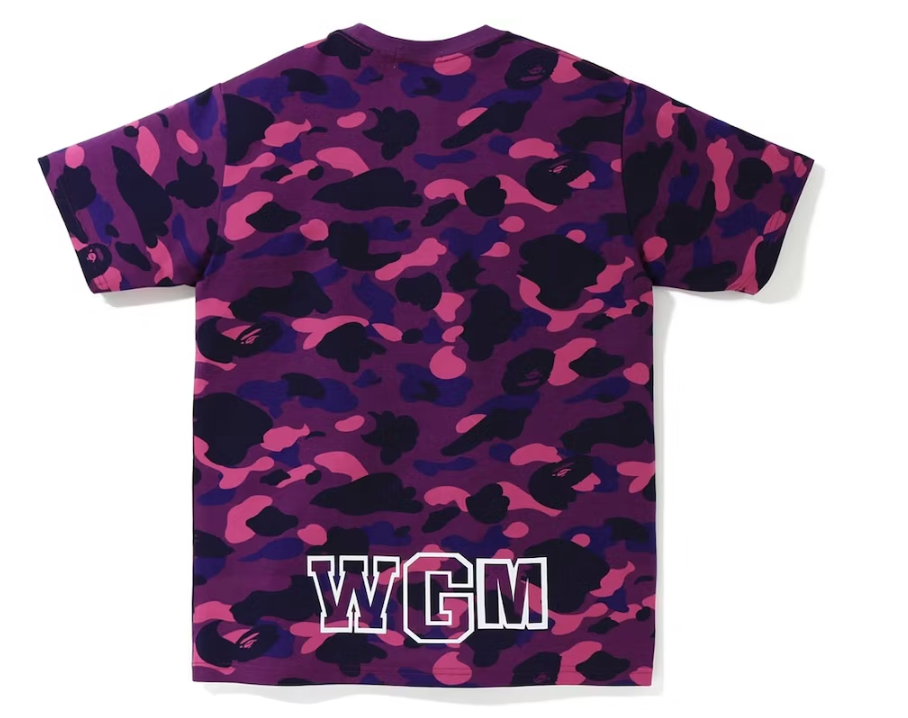 BAPE Color Camo Shark Tee Purple