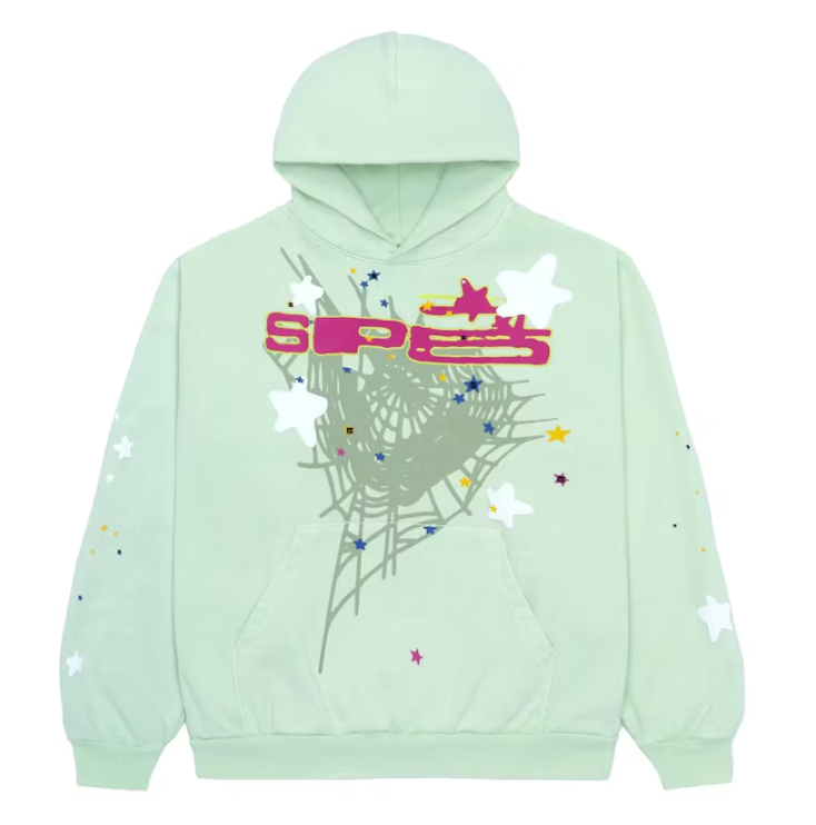 Sp5der SP5 Mint Hoodie Mint