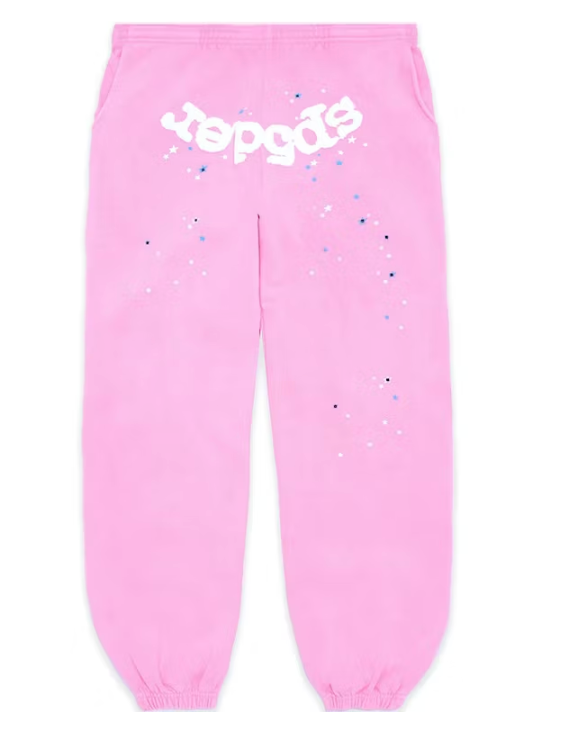 Sp5der Atlanta Sweatpants Pink