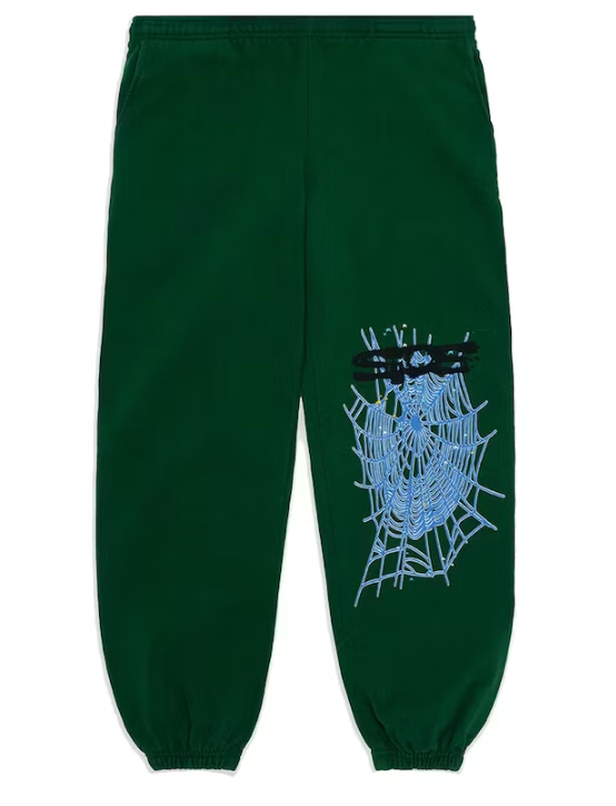 Sp5der Web Sweatpants Hunter Green