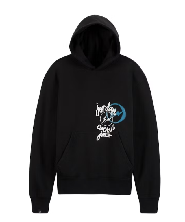 Travis Scott x Jordan x Fragment Hoodie Black