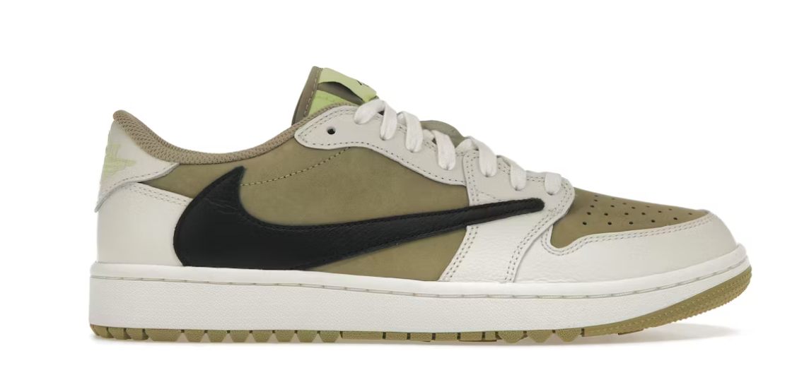 Jordan 1 Retro Low Golf Travis Scott Neutral Olive