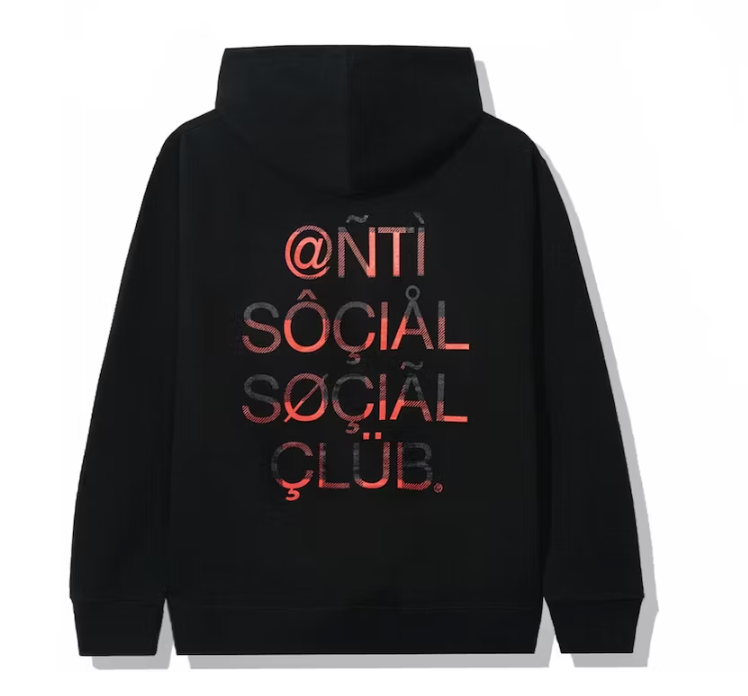 Anti Social Social Club ASSC999 Hoodie Black