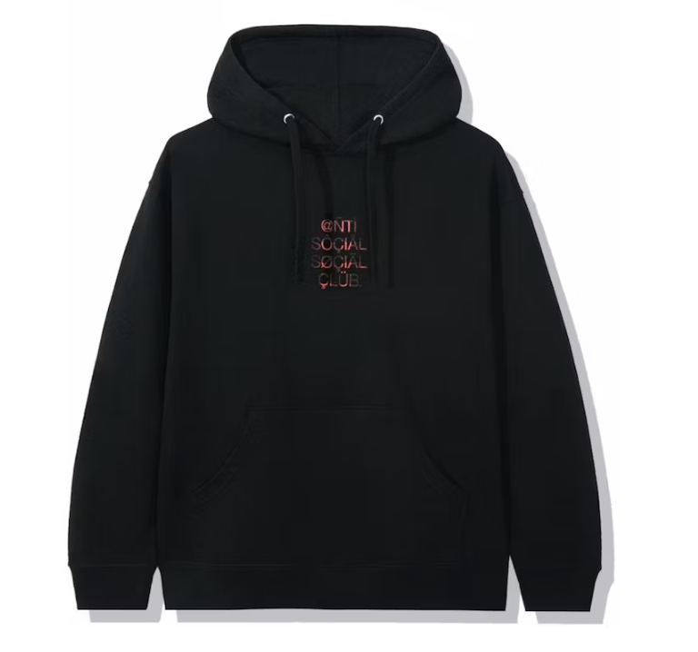 Anti Social Social Club ASSC999 Hoodie Black