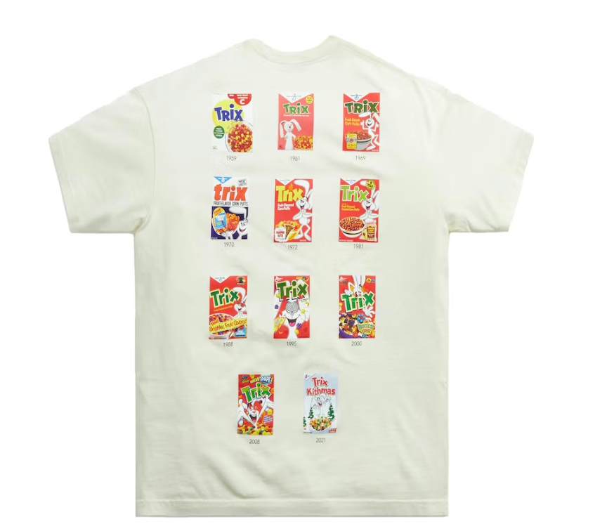 Kith Treats for Trix Cereal Box Archive Tee Sandrift