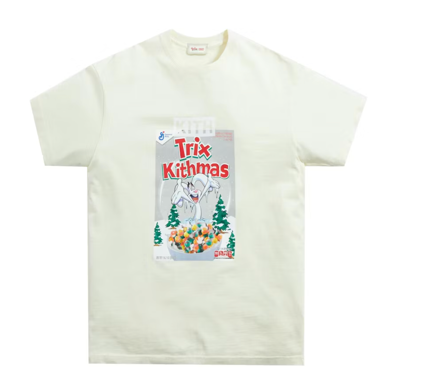 Kith Treats for Trix Cereal Box Archive Tee Sandrift