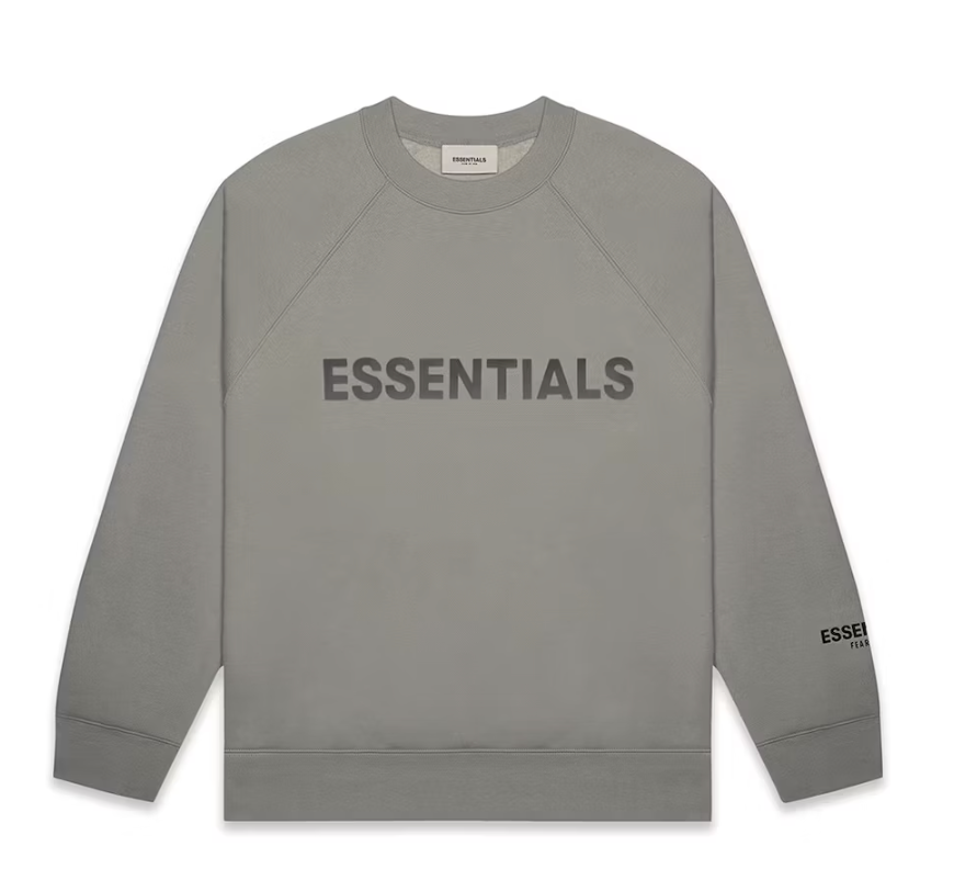 Fear of God Essentials Crewneck Applique Logo Cement