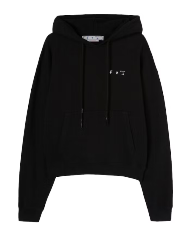 OFF-WHITE Caravaggio Paint Over Hoodie Black