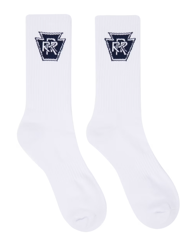 White Navy Triple R Sport Logo