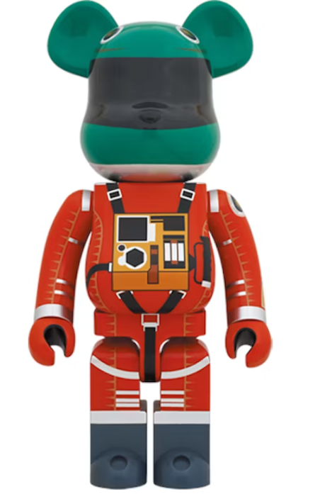 A Space Odyssey Space Suit Green Helmet & Orange Suit 1000%