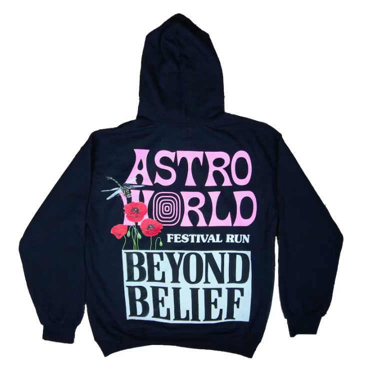 Astroworld FRBB Hoodie Black