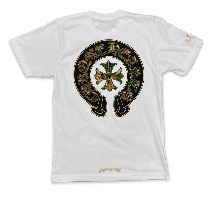 White Camo Horseshoe Tee