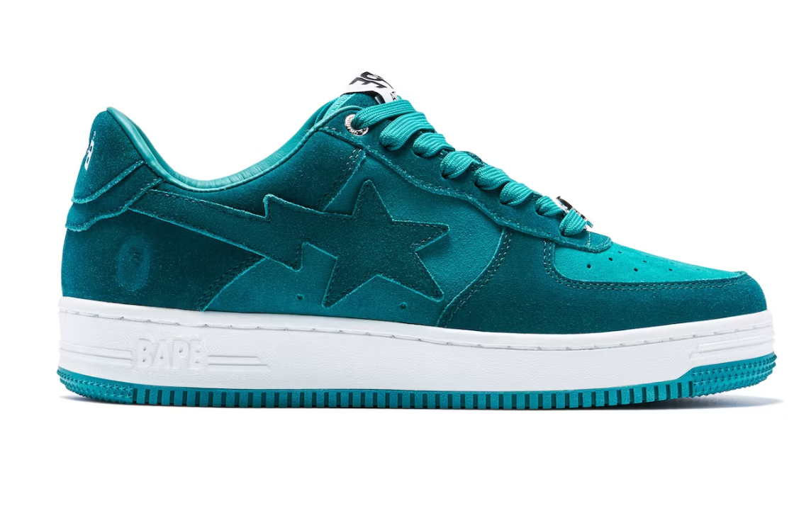 A Bathing Ape Bape Sta Suede Green (2022)