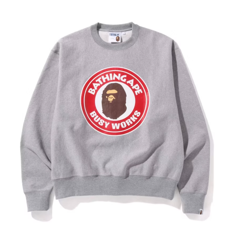 Classic Busy Works Relaxed Fit Crewneck Sweatshirt