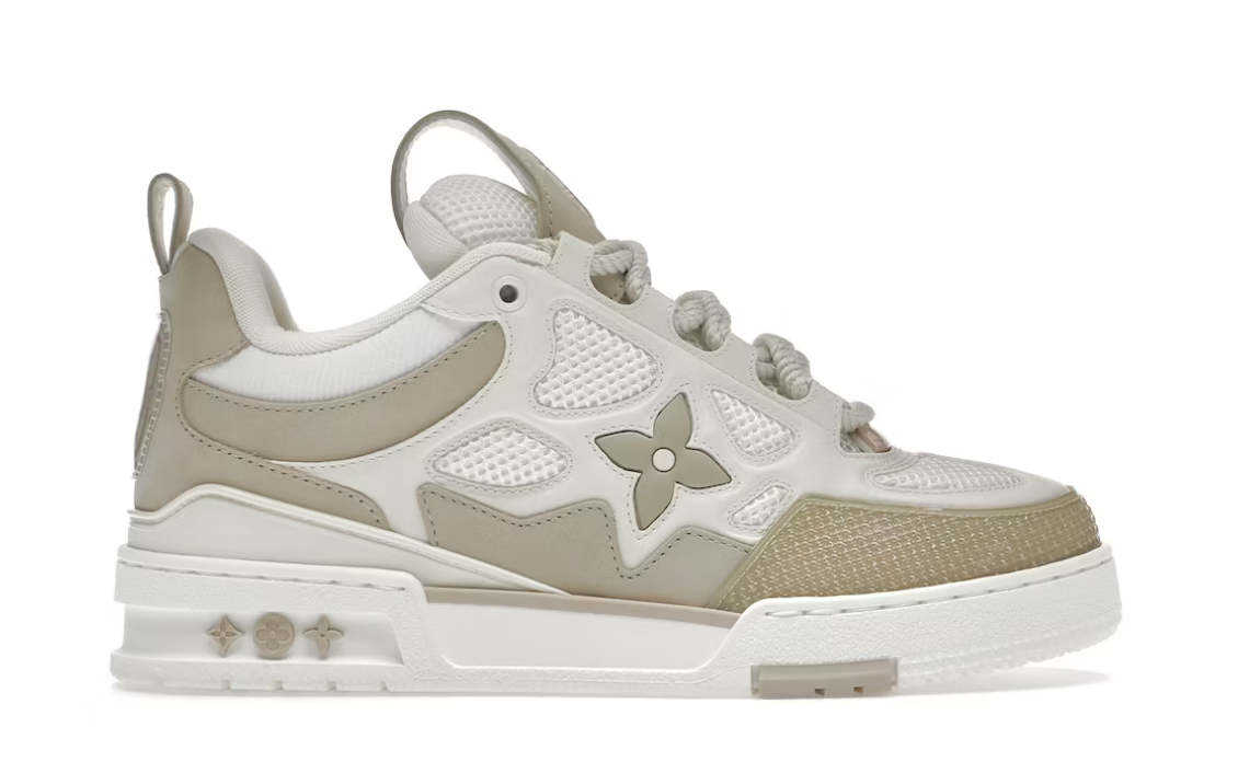 LV Skate Sneaker Beige White