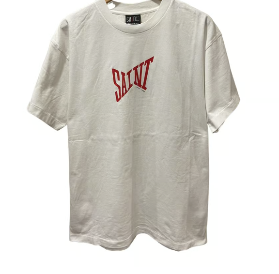 White Logo Tee