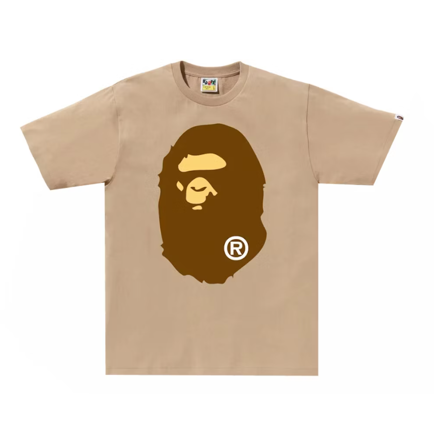 Big Ape Head Beige Tee