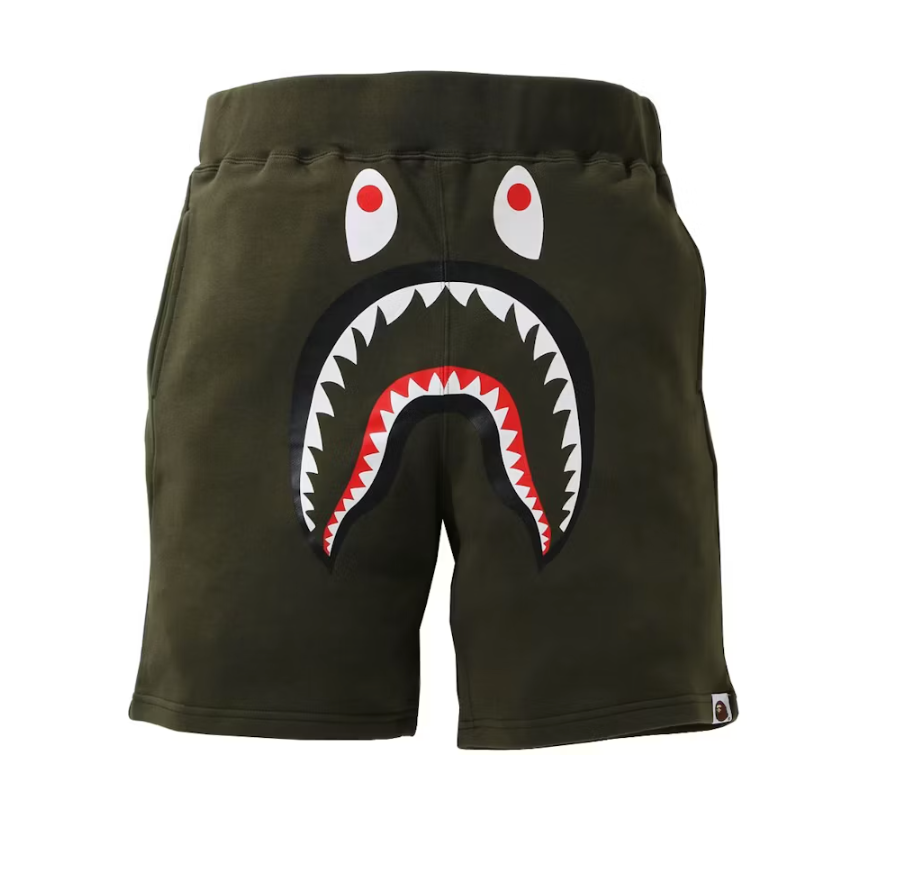 Shark Sweat Shorts Olivedrab