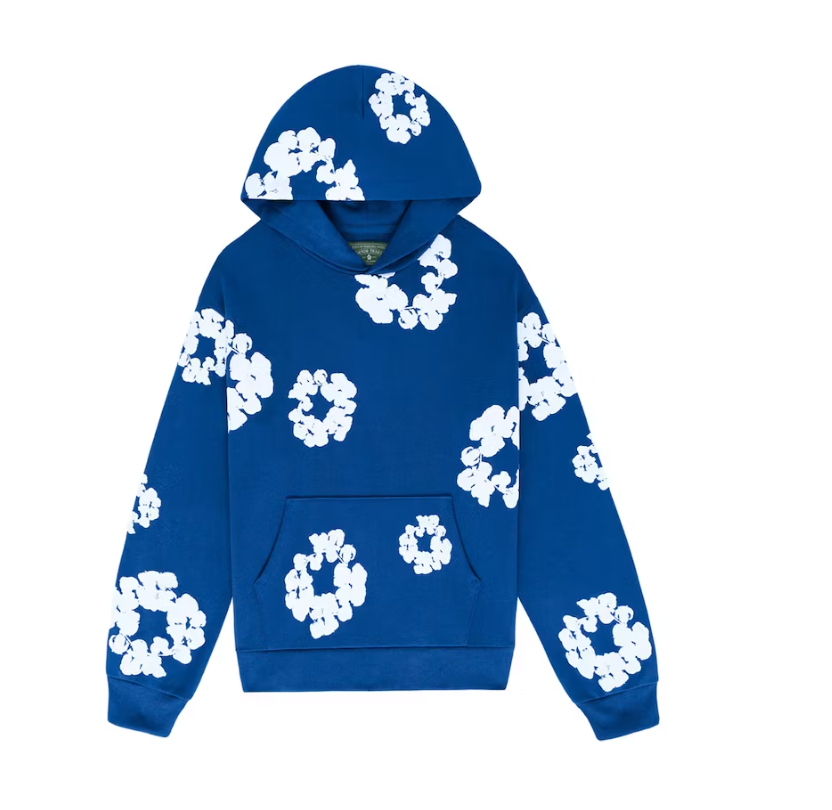 The Cotton Wreath Sweatshirt Royal Blue