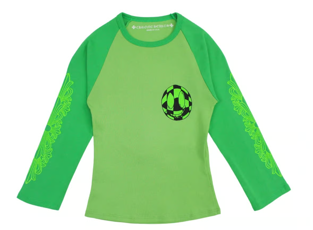 Women's Matty Boy Link L/S T-Shirt Lime Green (W)