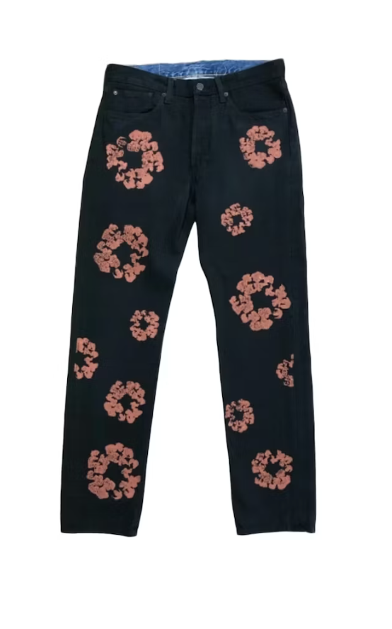 Levi's Cotton Wreath Jeans Black/Red Clay